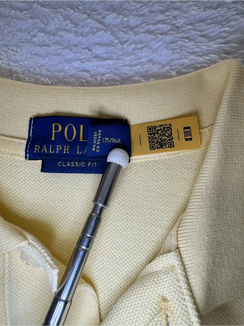 Polo Ralph Lauren Classic Fit Yellow Polo Men M NWT $110